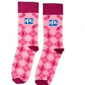 PPG Breast Cancer Awareness Socks